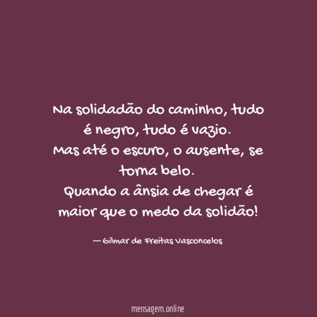 Na solidadão do caminho