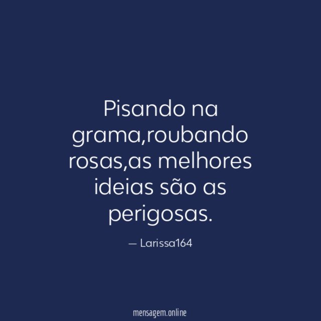 Pisando na grama