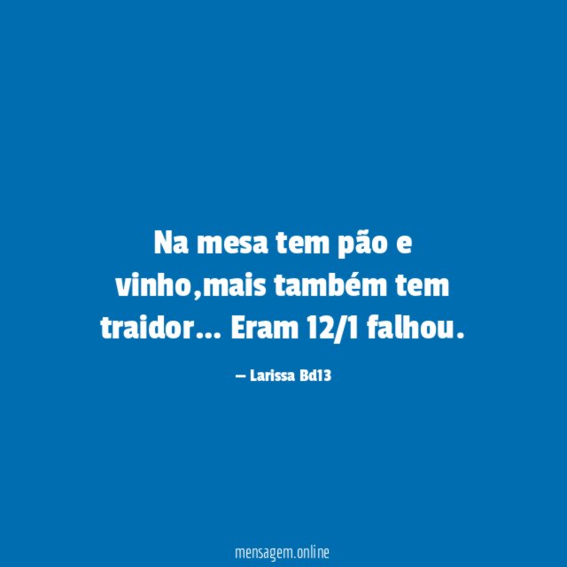 Na mesa tem pão e vinho