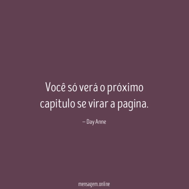 Você só verá o próximo capitulo se virar a pagina