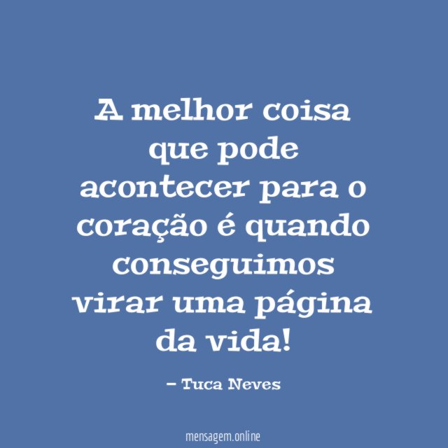 A melhor coisa que pode acontecer para