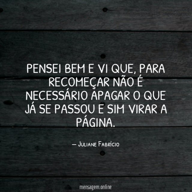 Pensei bem e vi que