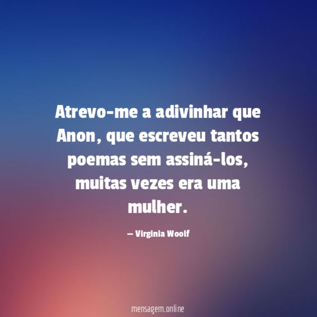 Atrevo-me a adivinhar que Anon