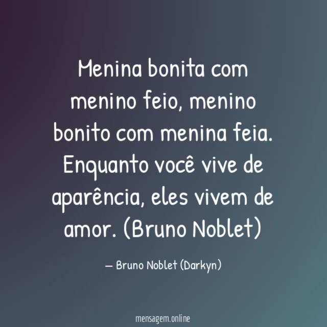 Menina bonita com menino feio
