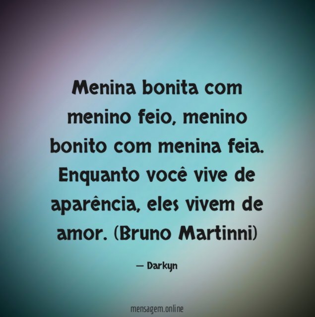 Menina bonita com menino feio