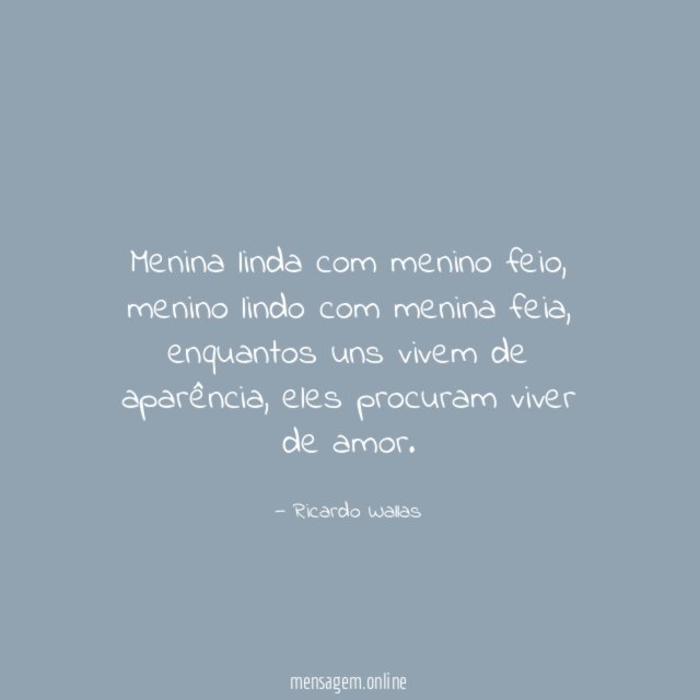 Menina linda com menino feio