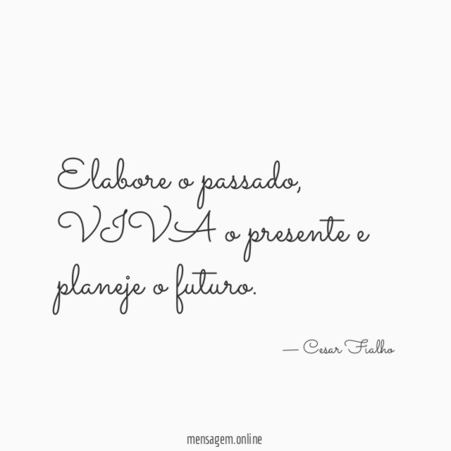 Elabore o passado
