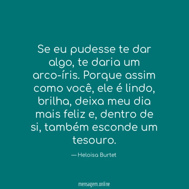 Se eu pudesse te dar algo