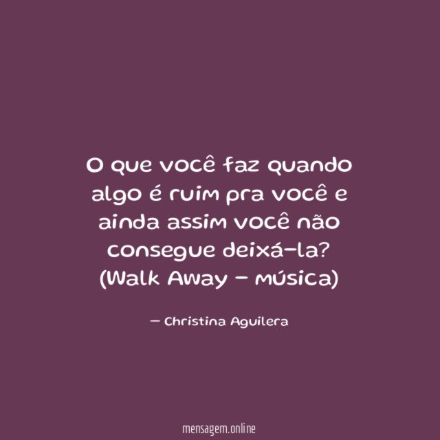 O que você faz quando algo é ruim