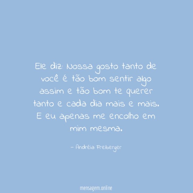 Ele diz