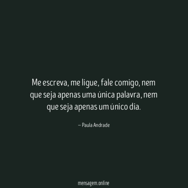 Me escreva