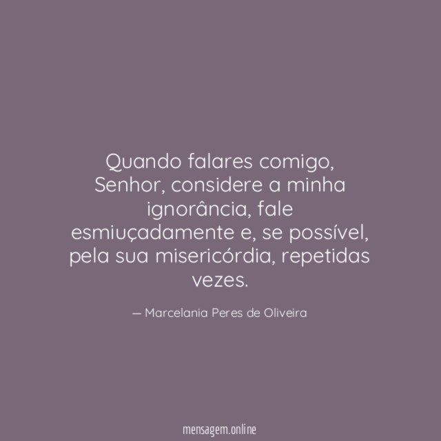 Quando falares comigo