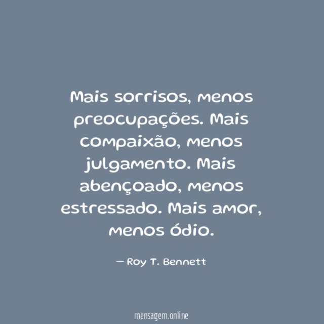 Mais sorrisos