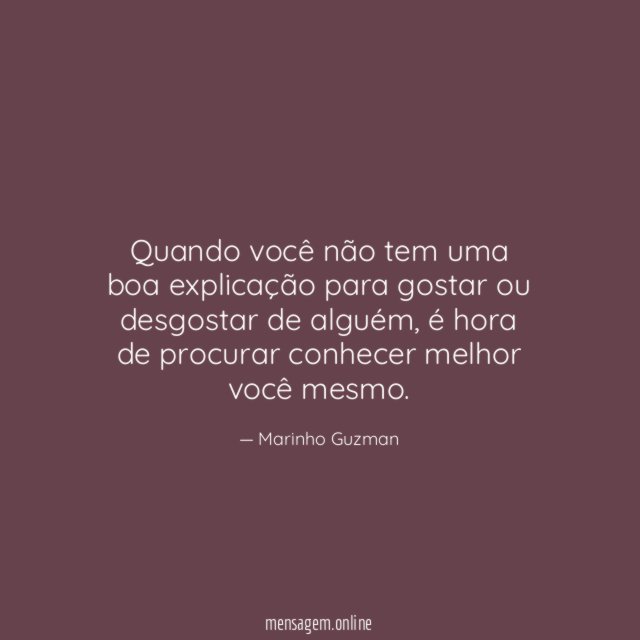 Quando você não tem uma boa explicação para