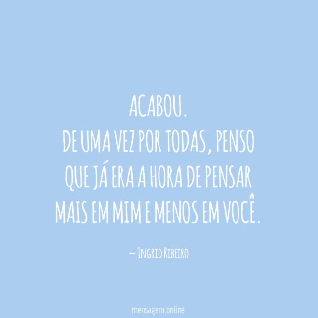 Acabou