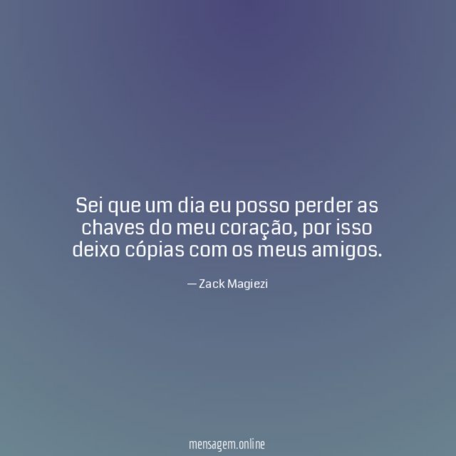 Sei que um dia eu posso perder as