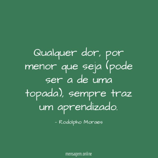 Qualquer dor