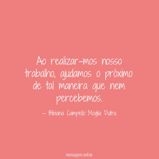 Ao realizar-mos nosso trabalho
