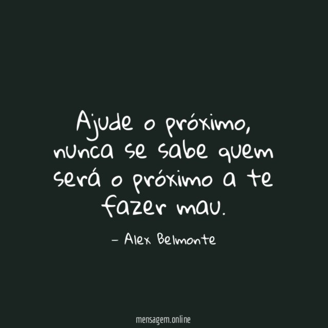 Ajude o próximo