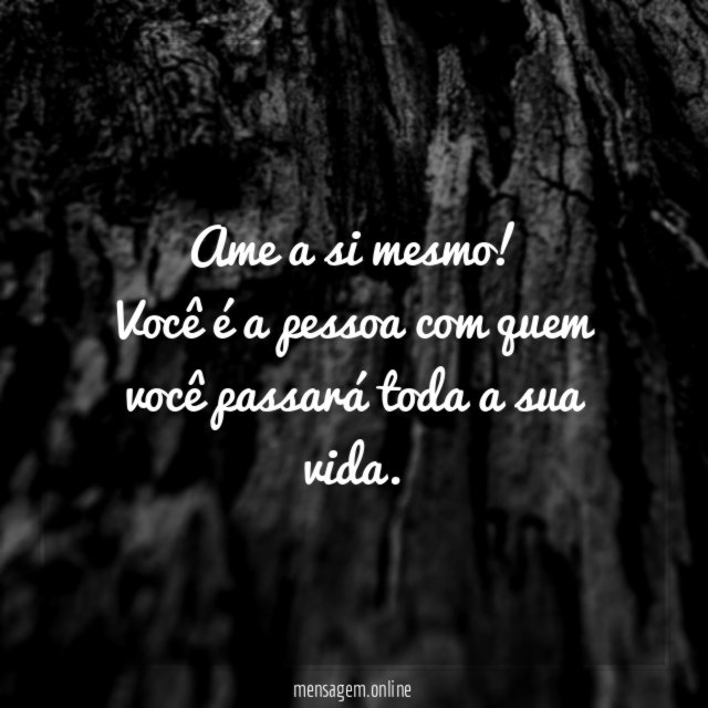 Ame a si mesmo