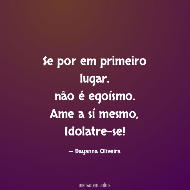 Se por em primeiro lugar