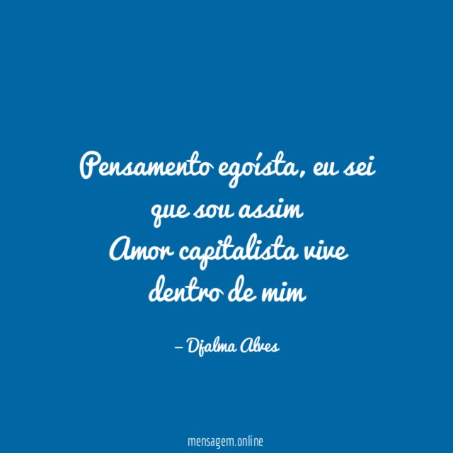 Pensamento egoísta