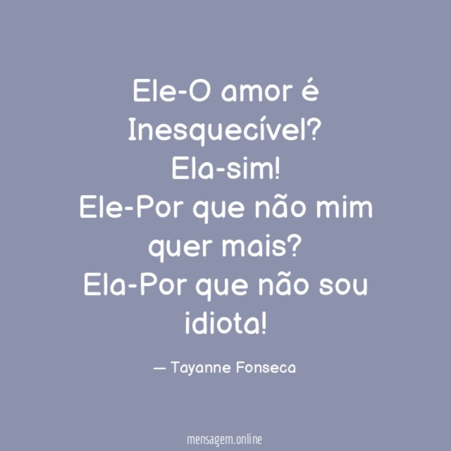Ele-O amor é Inesquecível