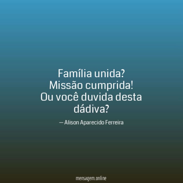 Família unida