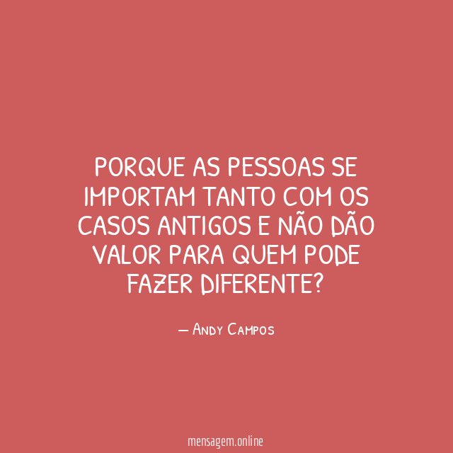 Porque As Pessoas Se Importam Tanto Com Os