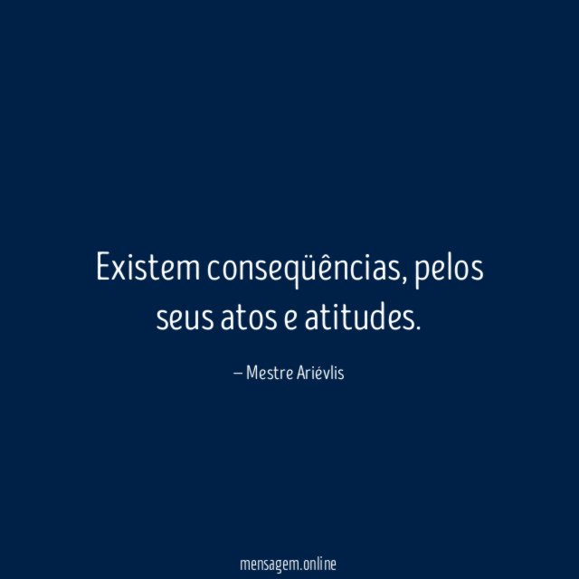 Existem conseqüências