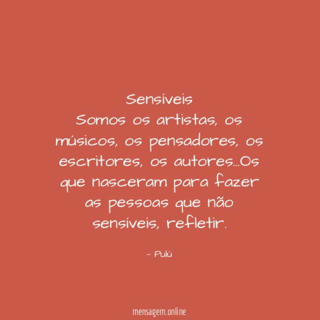 Sensíveis
