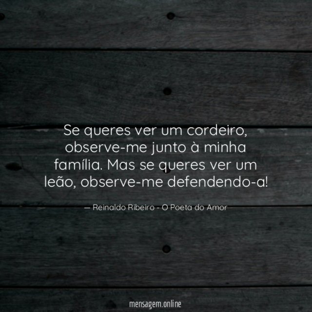 Se queres ver um cordeiro