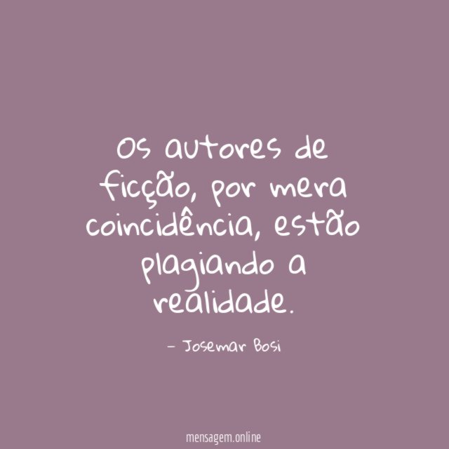 Os autores de ficção