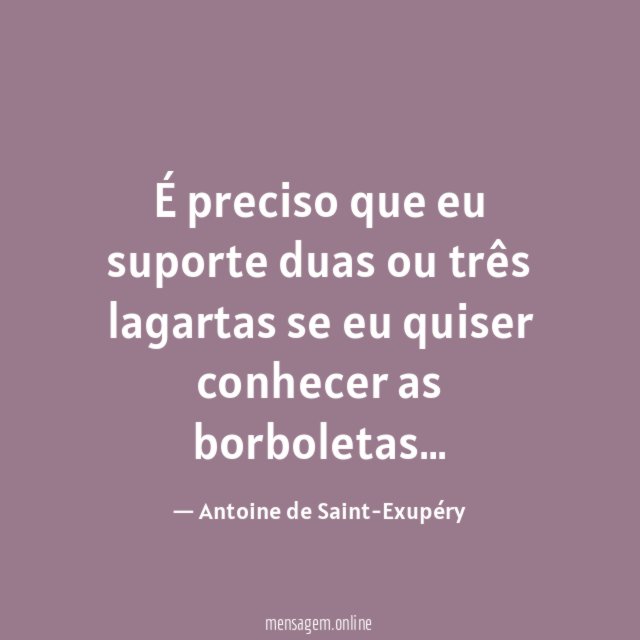 É preciso que eu suporte duas ou três