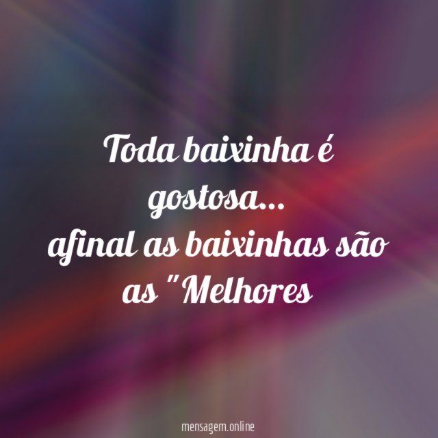 Toda baixinha é gostosa