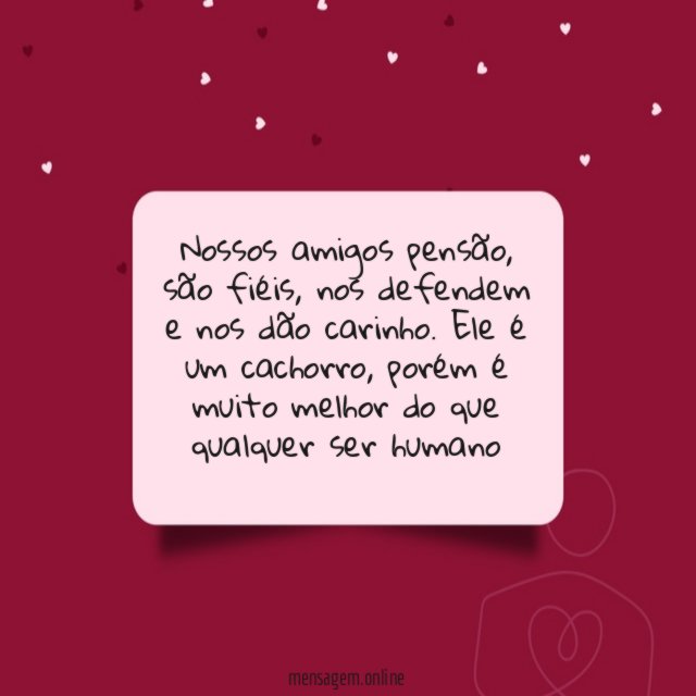 Nossos amigos pensão