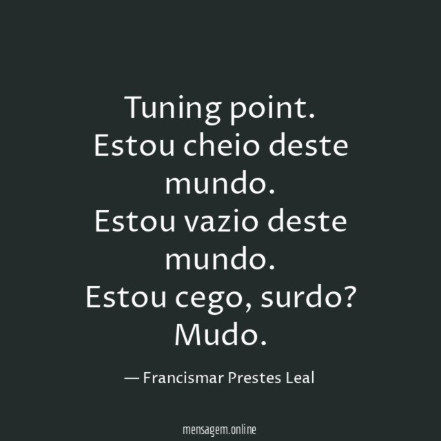 Tuning point.