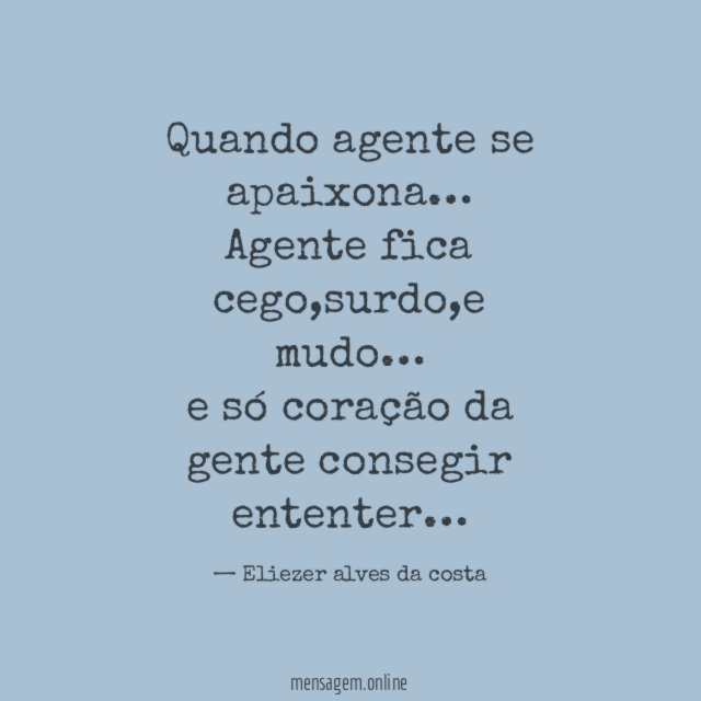Quando agente se apaixona