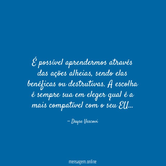 É possível aprendermos através das ações alheias