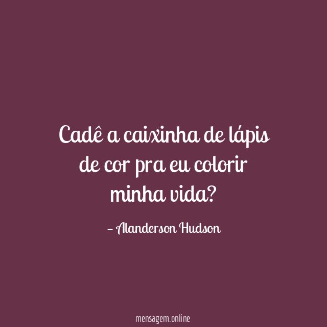 Cadê a caixinha de lápis de cor pra