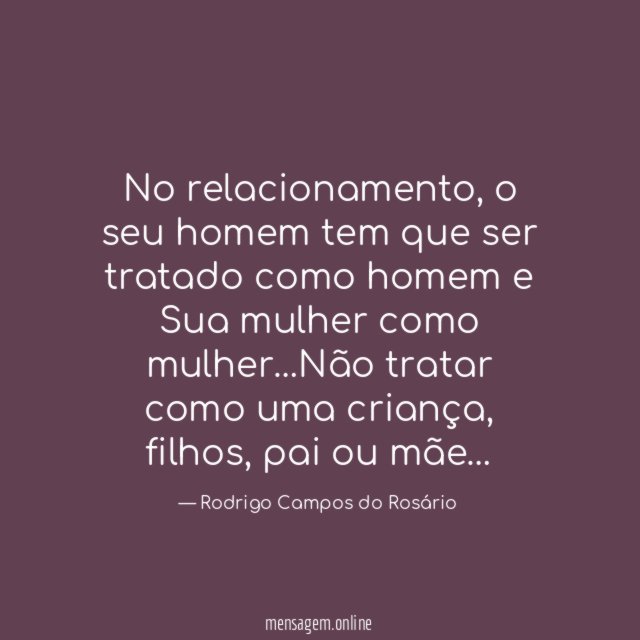 No relacionamento