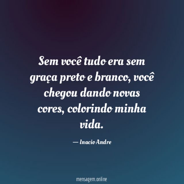 Sem você tudo era sem graça preto e branco