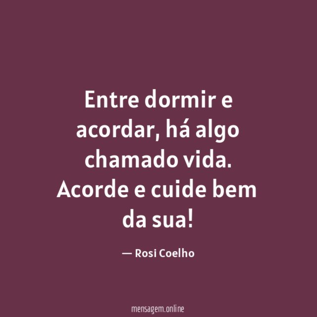 Entre dormir e acordar