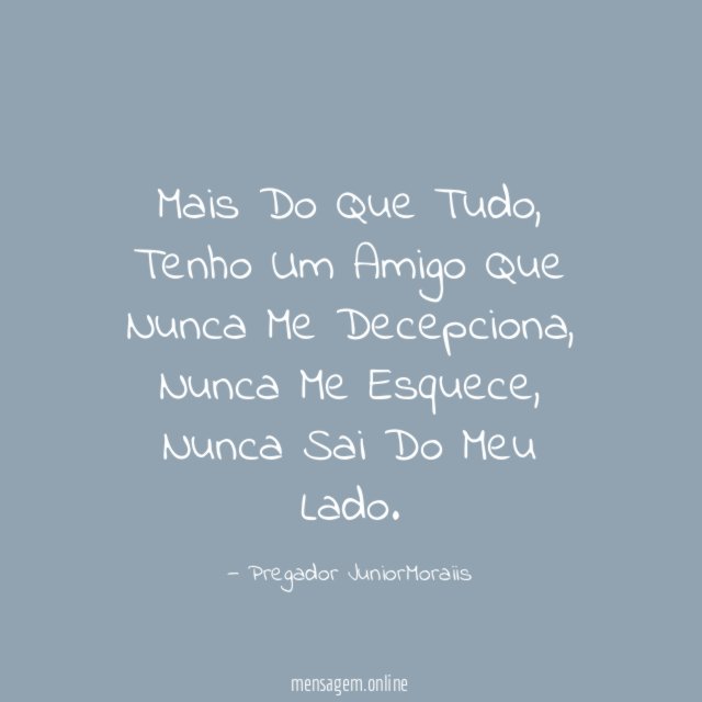 Mais Do Que Tudo