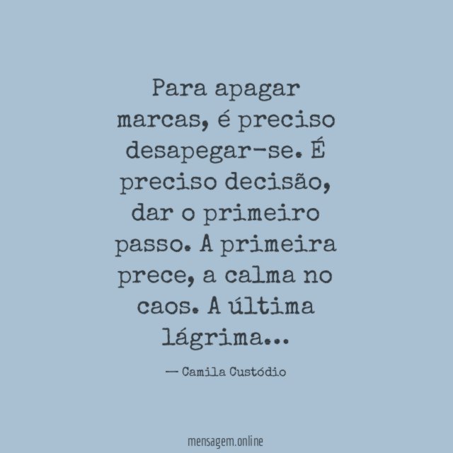 Para apagar marcas