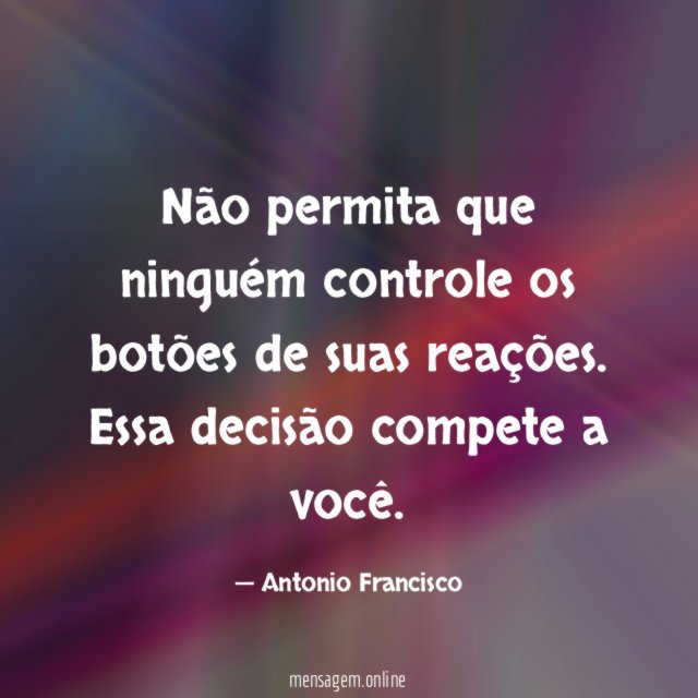 Não permita que ninguém controle os botões de