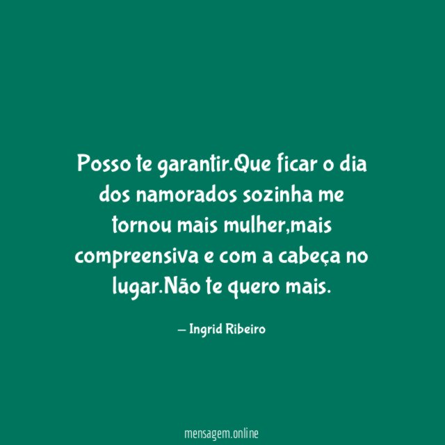 Posso te garantir