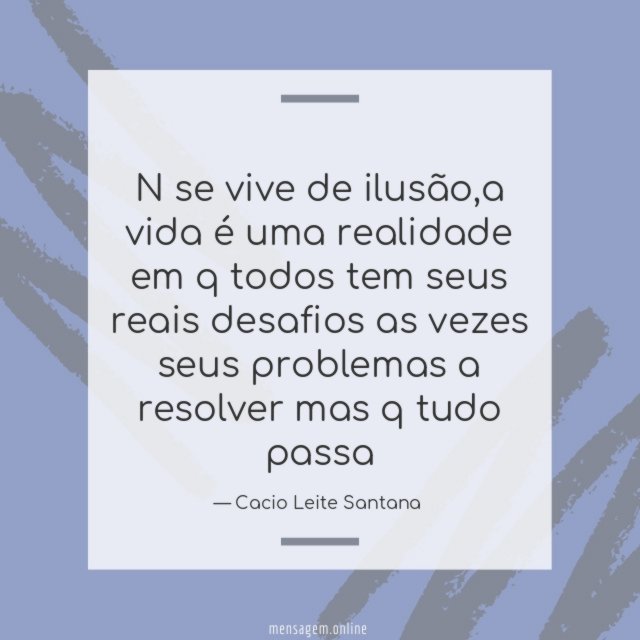N se vive de ilusão