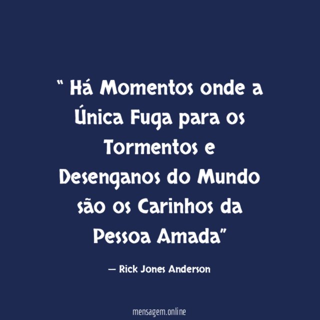 Há Momentos onde a Única Fuga para