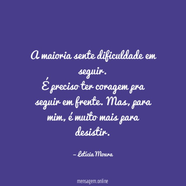 A maioria sente dificuldade em seguir
